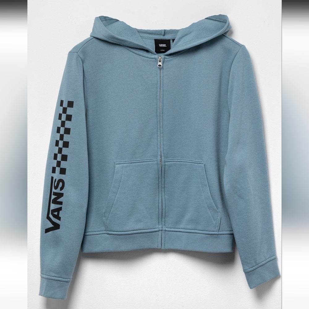NWT VANS chalkboard zip-up hoodie - Girls S
